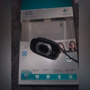 Logitech C615 Black and Silver Webcam